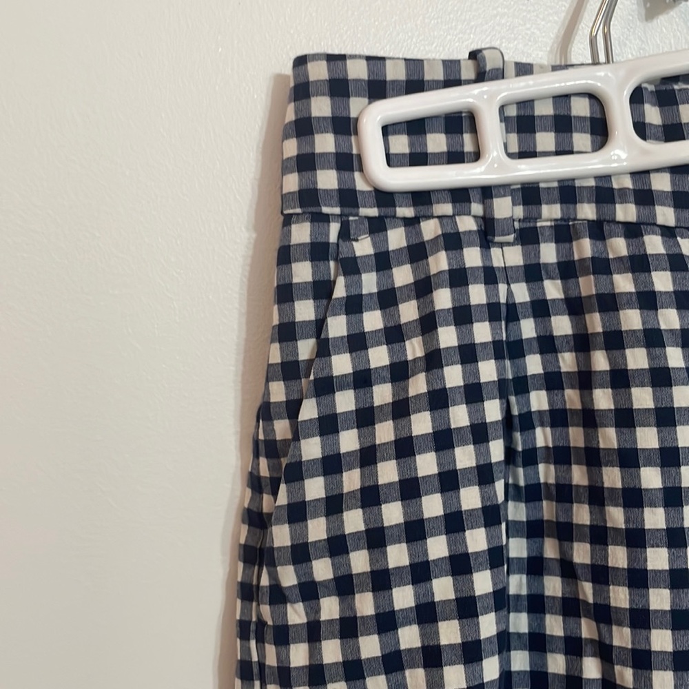 Zara Basic Blue And White Pants - image 5